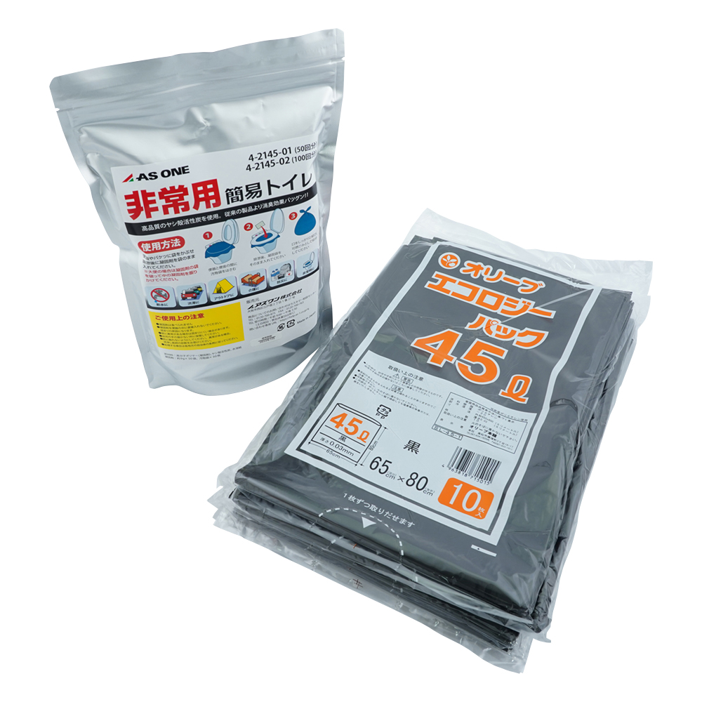 非常用簡易トイレ 50回分 1セット（50個入）画像