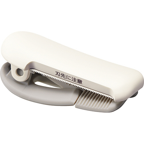 ﾃｰﾌﾟｶｯﾀｰ ｶﾙｶｯﾄ(ｸﾘｯﾌﾟﾀｲﾌﾟ) 小巻20-25mm幅用 ﾎﾜｲﾄ 1ｾｯﾄ(20個)画像