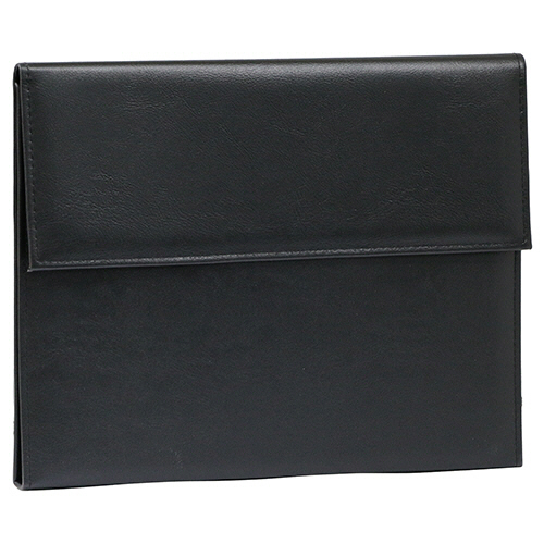 不動産書類ﾎﾙﾀﾞｰ<ｴｺﾀｲﾌﾟ> A4 3折ﾀｲﾌﾟ 20ﾎﾟｹｯﾄ 黒 ﾀｲﾄﾙ無し 1ｾｯﾄ(5冊)画像