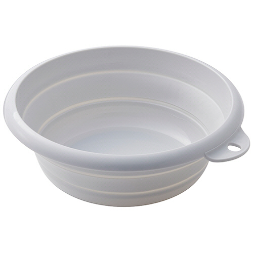 おりたためる 湯おけ(ﾏｸﾞﾈｯﾄ付) ｸﾞﾚｰ 1個画像