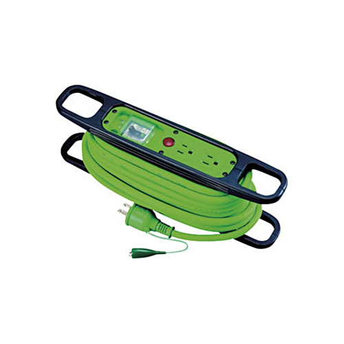 ﾊﾝﾄﾞﾘｰﾙ 100V 3芯×10m 緑 1台画像