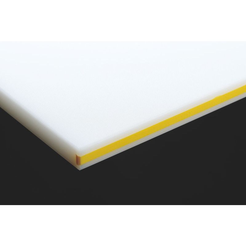 住友 抗菌スーパー耐熱まな板(カラーライン付) 30SWL 黄 住ベテクノプラスチック画像