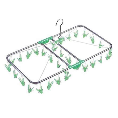 洗濯ハンガー アルモア 角ハンガー ピンチ32個付画像