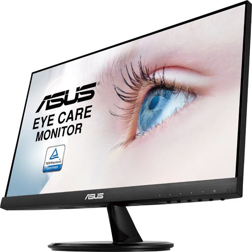 21.5型IPSパネル搭載液晶モニター スタンド付きで正面を向いたモニターのディスプレイ部分が見える状態