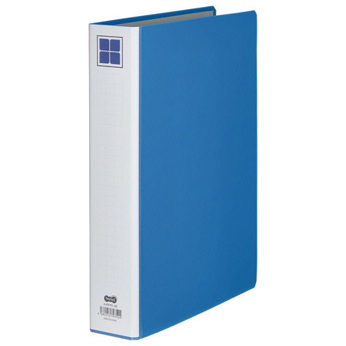片開きﾊﾟｲﾌﾟ式ﾌｧｲﾙE A4ﾀﾃ 300枚収容 30mmとじ 背幅56mm 青 1冊画像