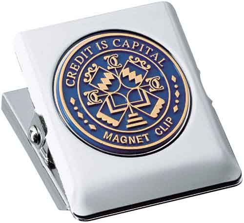 マグネットクリップ特大　口幅５１ｍｍ青１０個入