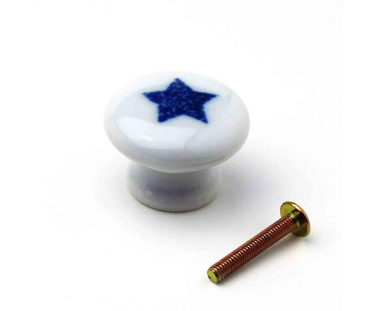 セラミックつまみW　スター　小　B　24mm×33mm×23mm