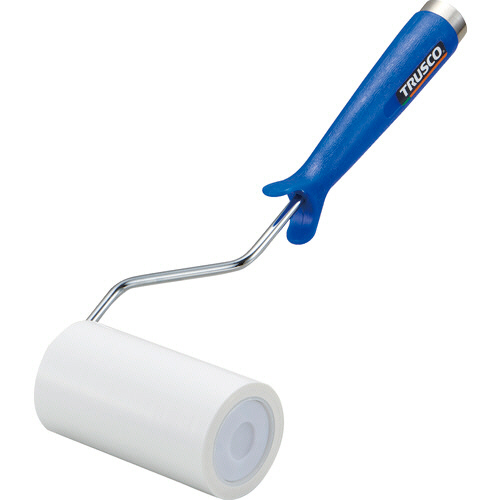 ｸﾘｰﾝﾙｰﾑ用粘着ﾛｰﾗｰ 4ｲﾝﾁ用ﾊﾝﾄﾞﾙ 粘着ﾛｰﾗｰﾎﾜｲﾄ1巻付 2重袋入 1本画像