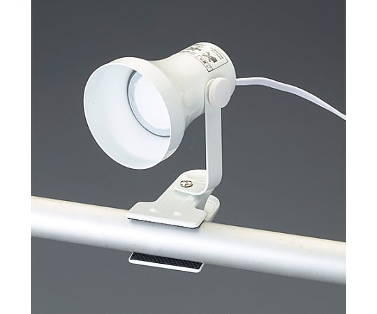 AC100V/5.5W 照明灯/LED(クリップ式) クリップ部分が明るく照らされた状態