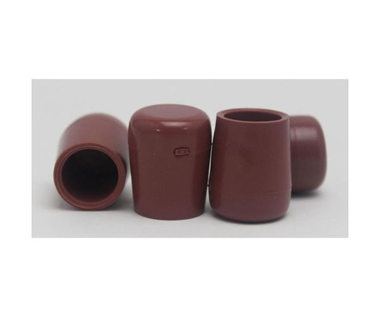 パイプキャップ　茶丸　13mm　13mm×20mm　4個入画像