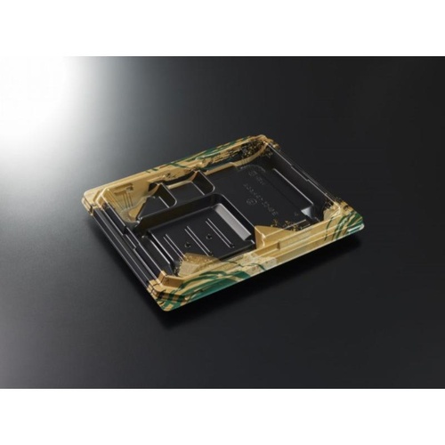 中央化学 弁当容器 CT 宝台膳 23-19E 風葉BK 本体画像