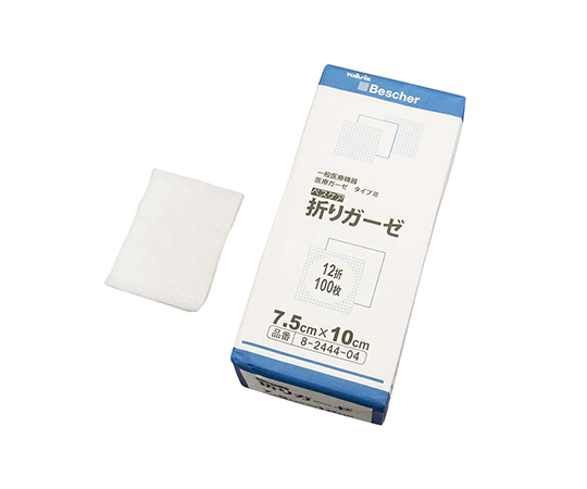 ベスケア　折りガーゼ　75×100mm　100枚入画像