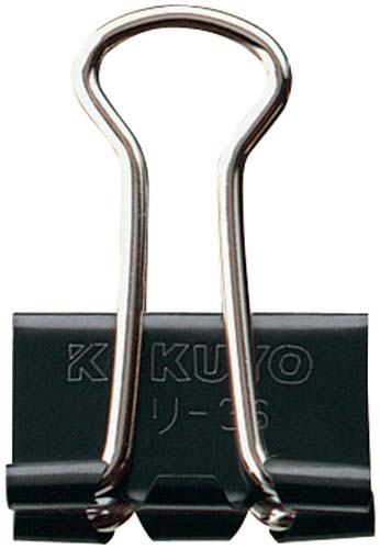 ダブルクリップ豆口幅１５ｍｍ１０個画像