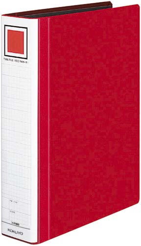 チューブＦエコツインＲ赤Ａ４縦背幅６５ｍｍ３冊