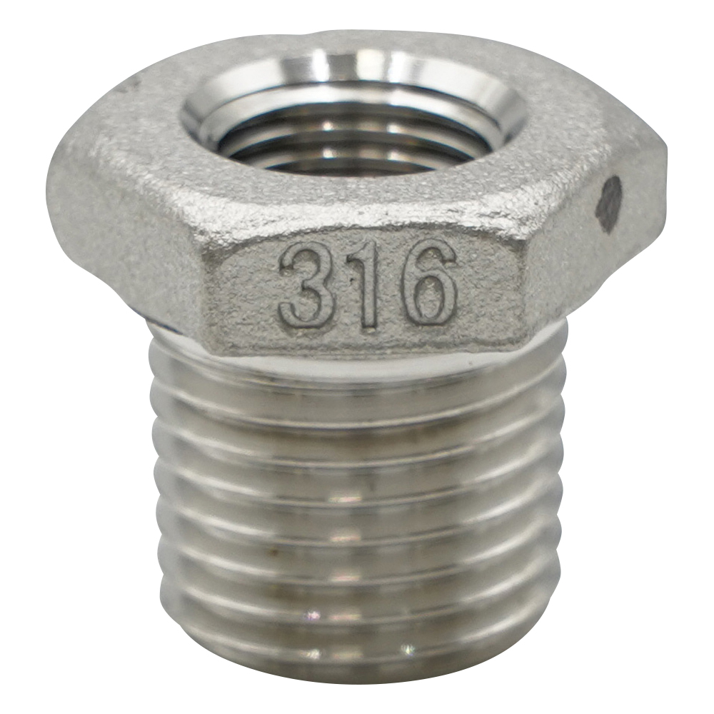 ステンレス継手（ブッシング）　1/4×1/8画像