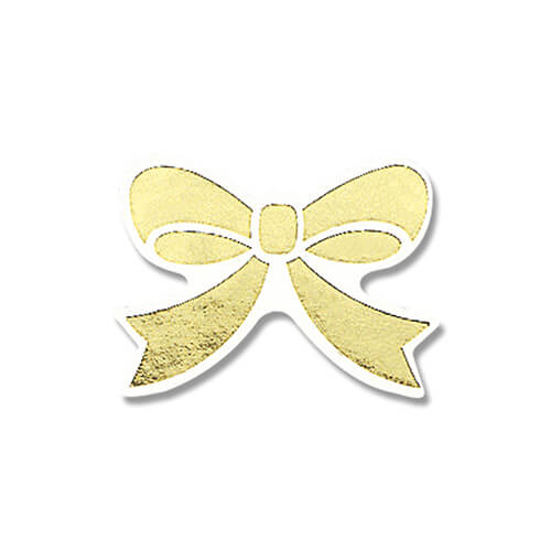 ギフトシール Ｓ リボンゴールド １００片画像