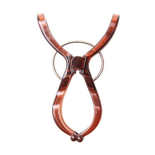 op洗濯ばさみ 4個入り ストロング竿ピンチ 洗濯ピンチ 物干し竿 洗濯 ブラウン画像