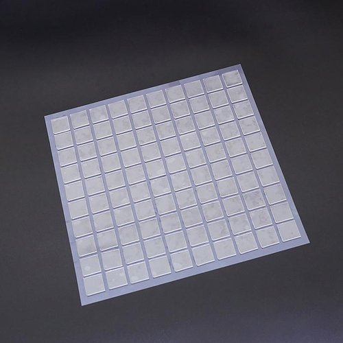 【防災】転倒防止用品 ゲルタック 角型 20×20×2.0mm 100個付 エクシール