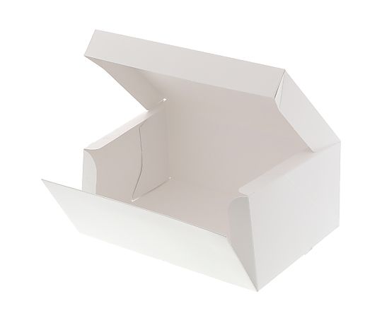 サイドオープンケーキ箱 4号 ケーキ8個用 白 10枚入画像