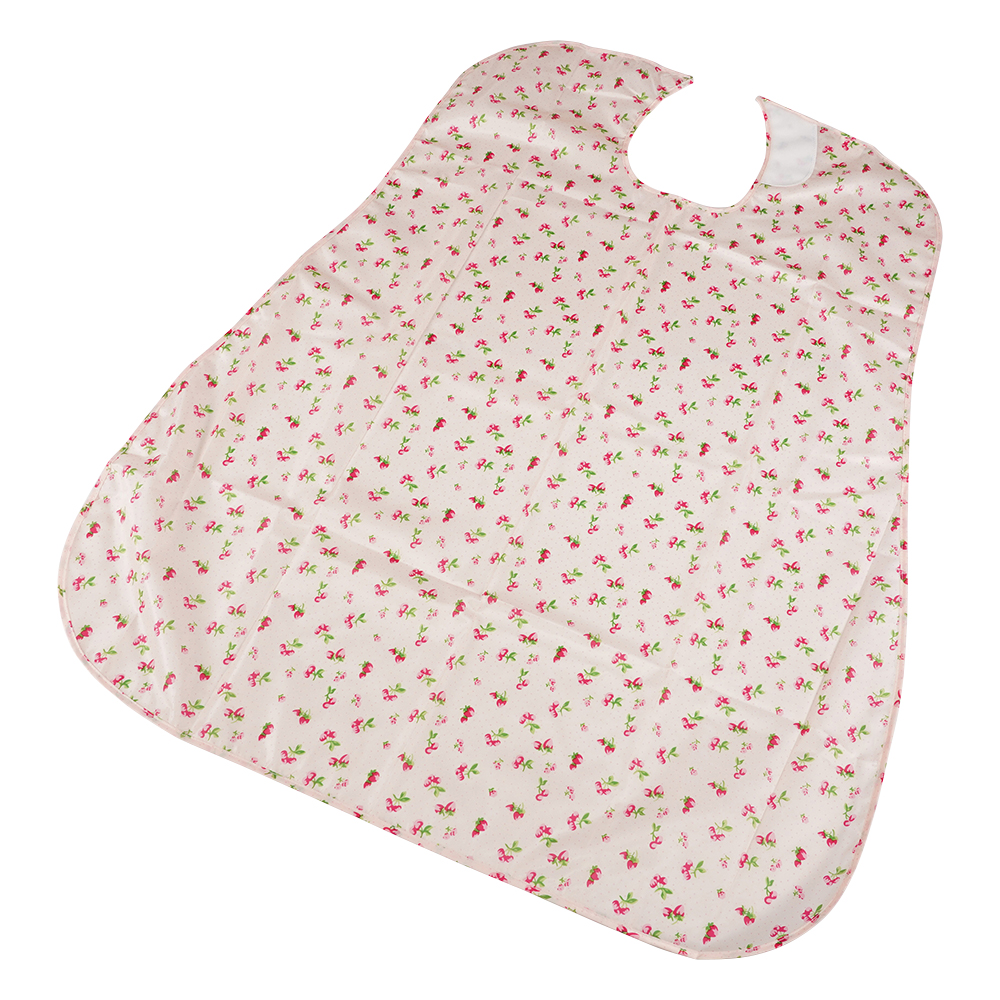 さわやか食事用エプロン つぼみ ピンク画像