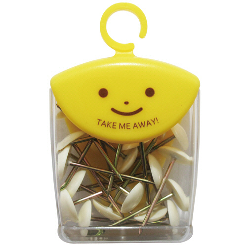 ﾂﾚﾃｯﾃ ｶｰﾍﾟｯﾄﾋﾟﾝ 白 1ｾｯﾄ(100本:20本×5ｹｰｽ)画像