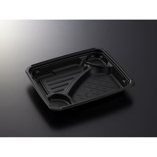 中央化学 弁当容器 BCTはるか23-19C BK 本体画像