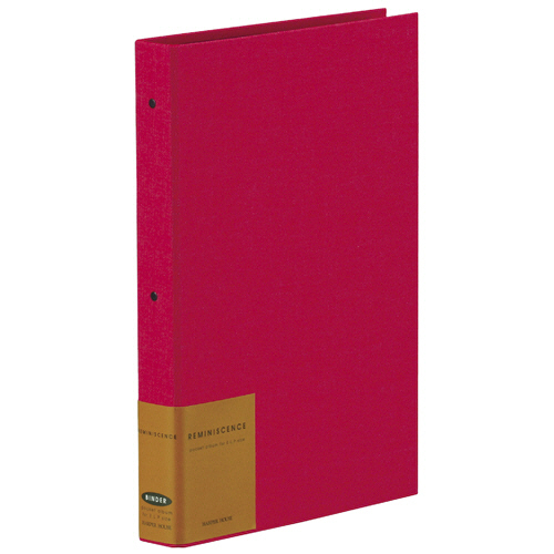 ﾊｰﾊﾟｰﾊｳｽﾚﾐﾆｯｾﾝｽﾎﾟｹｯﾄｱﾙﾊﾞﾑ(ﾊﾞｲﾝﾀﾞｰ) E･L･ﾊﾟﾉﾗﾏ兼用台紙20枚 ﾚｯﾄﾞ 1冊