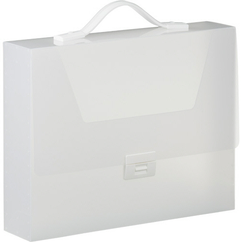 ｼﾝﾌﾟﾘｰｽﾞ ｷｬﾘﾝｸﾞｹｰｽ ｸﾞﾘｯﾌﾟﾀｲﾌﾟ(透明) A4 収納幅70mm 透明 1個画像