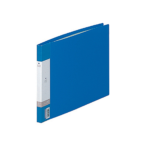 ﾘｸｴｽﾄ ｸﾘﾔｰﾌﾞｯｸ A4ﾖｺ 20ﾎﾟｹｯﾄ 背幅16mm 青 1冊画像