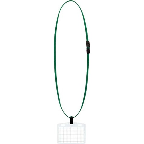 ネックストラップ名札＜アイドプラス＞　緑　５０個画像