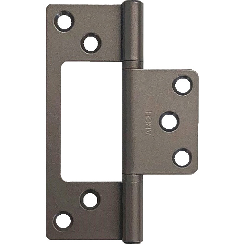 ARCH鉄厚口ﾌﾗｯｼｭﾘﾝｸﾞ入89mmｶｼﾒﾌﾞﾗｳﾝ塗装 1枚