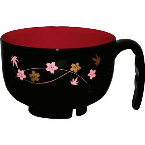 取っ手付き汁椀 春秋 1個画像