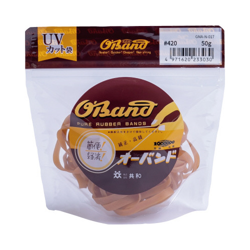 オーバンド　５０ｇ透明袋　＃４２０　アメ画像