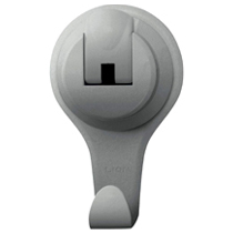 吸盤ﾌｯｸ がっ吊り ｸﾞﾚｰ 1個画像