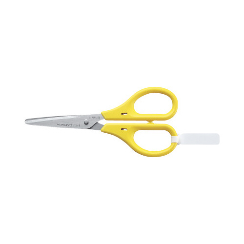 ハサミ　刃渡り４５ｍｍ　黄画像