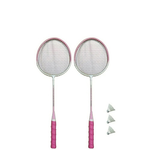 スポーツバドミントン　ピンク　1セット画像