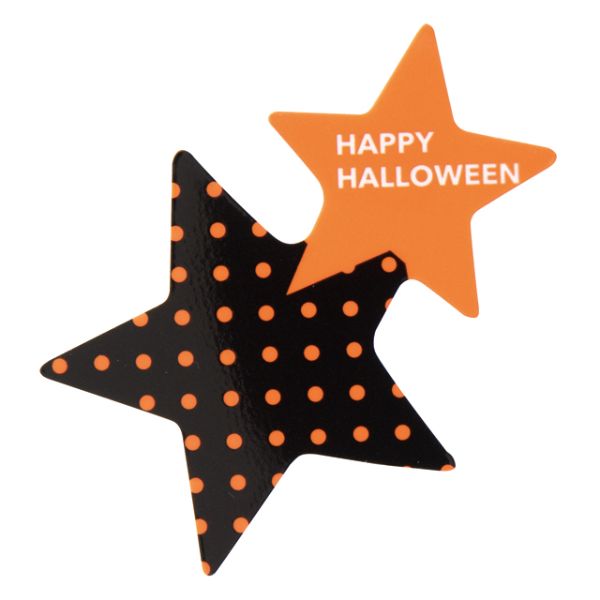 スウィーツ用品 ハロウィンケーキピック スター-5(100枚) ヘッズ画像