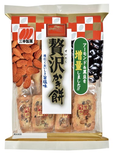 贅沢かき餅　１２枚×４画像