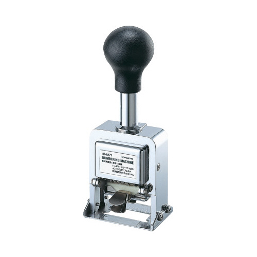 ナンバーリングマシン５桁　７様式画像