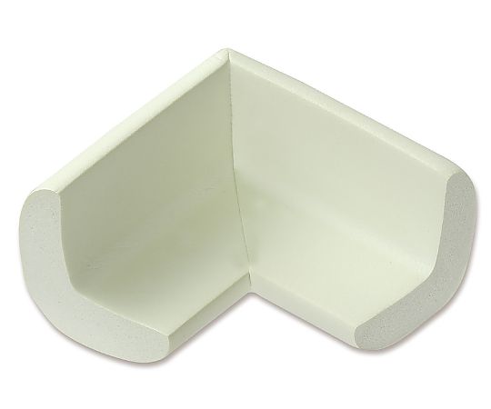 コーナーガードクッション白 角タイプ4個組画像