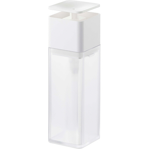 片手で出せるﾃﾞｨｽﾍﾟﾝｻｰ ﾌﾟﾚｰﾄ ﾎﾜｲﾄ 1個