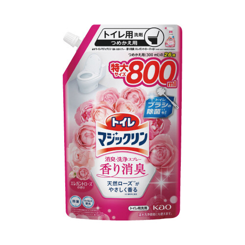 トイレマジックリン香り消臭エレガントローズ詰替大画像
