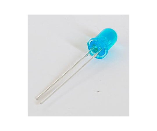 高輝度LED（5mm・青緑色　カラーレンズ・3.2V（max）・20mA・6500mcd）画像