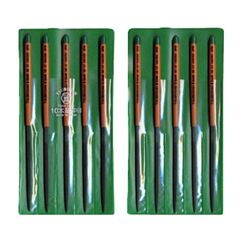 組ﾔｽﾘ 10本組(185mm) 角 中目 1ﾊﾟｯｸ(10本)画像