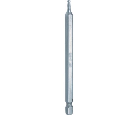 六角棒ビット　テーパーヘッド　対辺6.35mm　溝9mm　単品　対辺寸法2.5mm画像