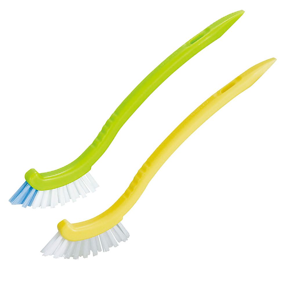 すみまで洗えるちょこちょこブラシ （2色組） 1セット（2本入）画像