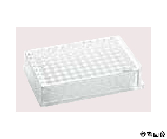 Deepwell　Plate　96/500μL,　透明ウェル,　500μL,　Sterile,　40枚（5袋×8枚）　黄