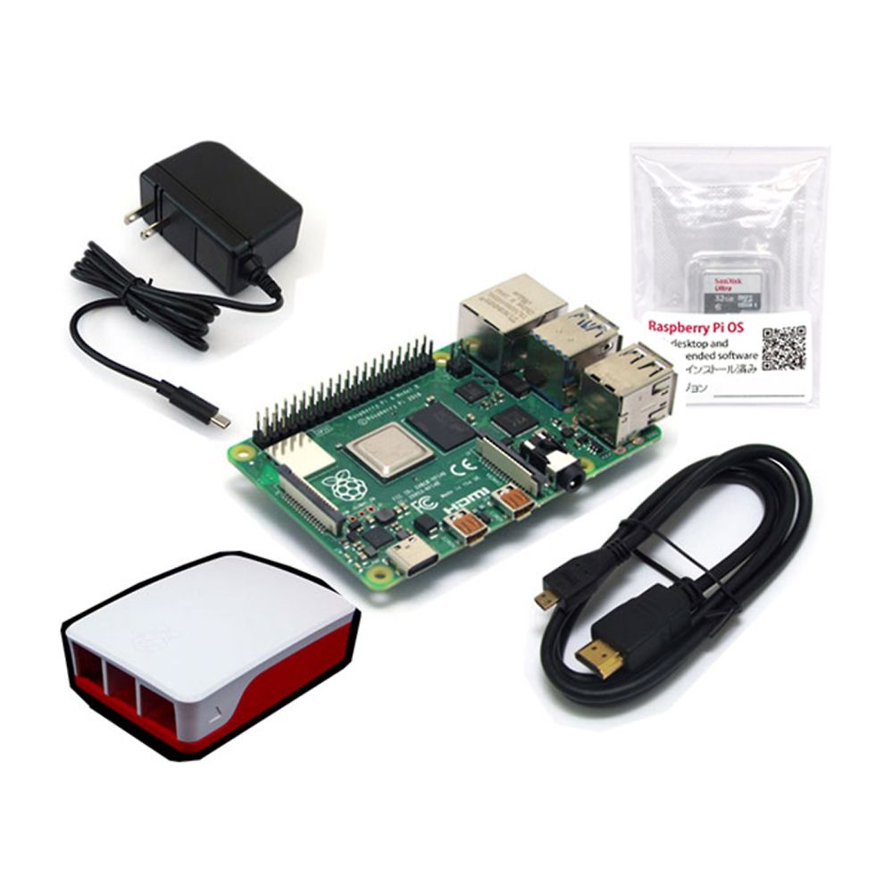 Raspberry　Pi　4B　（4GB）　スターターセット/レギュラー