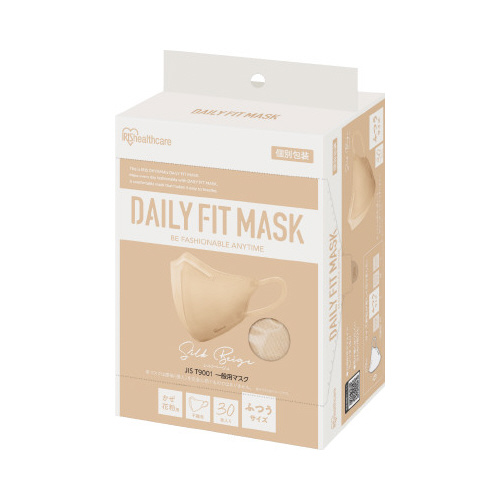 ＤＡＩＬＹ　ＦＩＴ　ＭＡＳＫ　立体　シルクベージュ画像