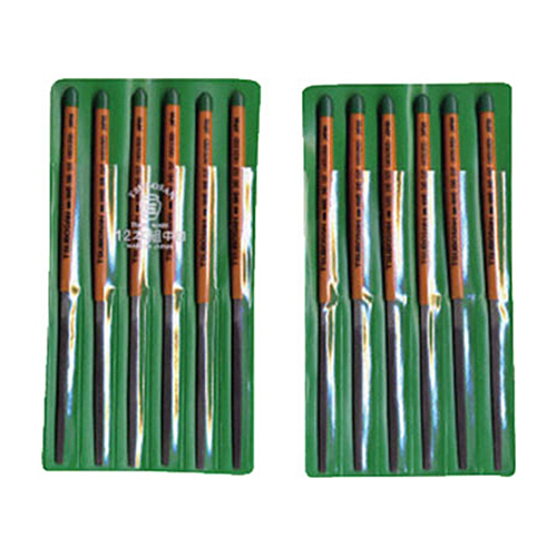 組ﾔｽﾘ 12本組(170mm) 平 中目 1ﾊﾟｯｸ(12本)画像